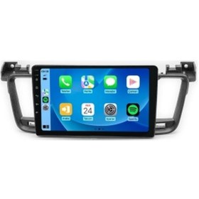Resim Peugeot 508 2011-2017 6gb Ram 64gb Hafıza 8 Çekirdek Carplay Kamera Android Multimedya 9" 