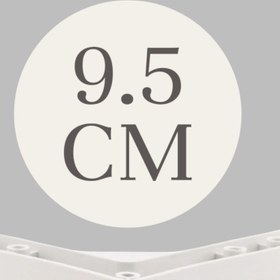 Resim MH MiniHediye Bellona Rose Berjer Mobilya Kanepe Sehpa Puf Koltuk Ayağı 9.5 Cm Beyaz Baza Ayakları 