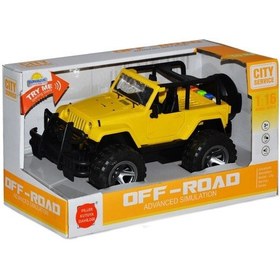 Resim Mey İthalat 10390 1:16 Sesli Ve Işıklı Jeep Kırmızı 