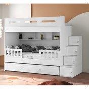 Resim Nergis Tamamı Mdf Membran Kaplama Yavrulu Çelik Destekli Ranza B1 