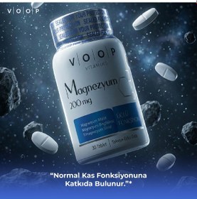 Resim Voop Magnezyum 200mg 30 Tablet 