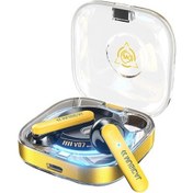 Resim Wealthglow Wekome V07 Vanguard Serisi Kablosuz Kulaklık Spor Bluetooth 5.3 Kulaklık Gürültü Önleyici Kulaklık - Siyah Kzrtz3 