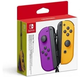Resim Nintendo Switch Joy-Con Controller Mor Turuncu 2'li 