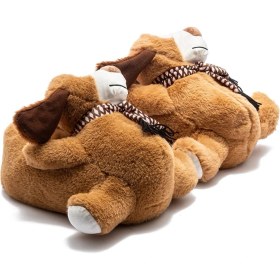 Resim Twigy Yeye Kadın Hayvanlı Panduf Kahverengi 36/41 