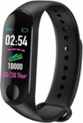 Resim pazariz M3 Bluetooth Akıllı Bileklik Saat Dijital Ekran Universal 