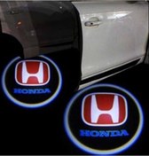 Resim imza direksiyon kılıfı Honda Araçlarına Kapı Altı Led Logo Mesafe Sensörlü Yeni Nesil 