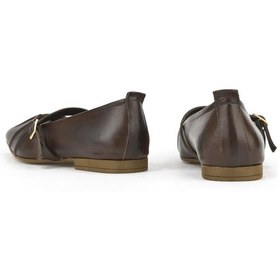 Resim Ziya, Kadın Hakiki Deri Babet 1531054z3436 Kahve 1531054z3436 300 Kahve 