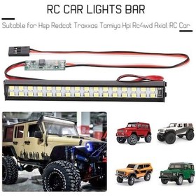 Resim Pazly Uyumlu Traxxas, Tamiya Rc Modlu Metal Ledli İçin Geeroyoo Far Çubuk Araçlar 32 3 1/10 - Sc 