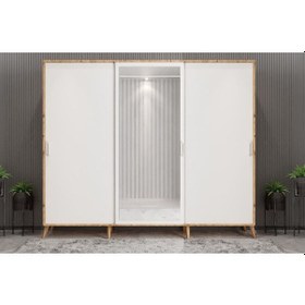 Resim Beyzade Sürgülü Portmanto Vestiyer Çb 240 Cm 