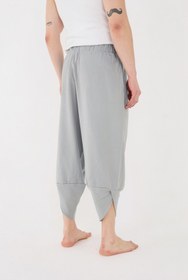Resim RELAXL 2XS-10XL Battal Boy %100 Pamuk Açık Gri Şalvar Yoga Meditasyon 