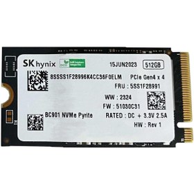 Resim SKHYNİX SK Hynix BC901 512GB 22x42 M.2 NVMe SSD 