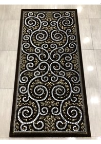 Resim Saray Halı Doğadan 10910 V 100X200 Kahve Taşlı 2 Metre Yolluk ! 