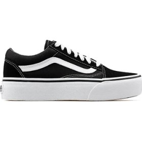 Resim Vans Ua Old Skool Platform Kadın Günlük Ayakkabı VN0A3B3UY281 Siyah 