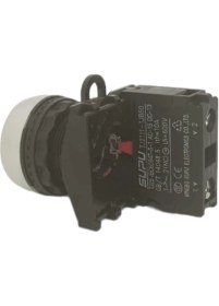 Resim Supu TJ2533-0AM10-J01 / Tj2 Serisi Saten Çerçeveli, Işıklı ve Yaylı Stop Butonu Seti 