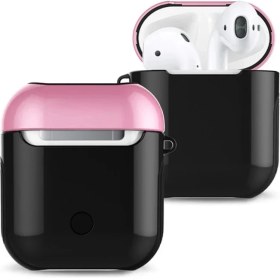 Resim Gray Line Gry Airpods 2 (2.nesil) 3in1 Kılıf - Siyah-Pembe Nel1 