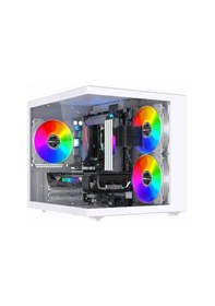 Resim Hiper Akvaryum Cube 3x Rgb Fan M-atx Gaming Bilgisayar Kasası 