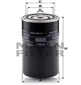 Resim MANN WDK962/17 Yakit Filtresi Daf Xf95 97-02 / IVeco Eurostar 440 00-02 Eurotech 440 98- Eurotrakker 99-04 1907460 WDK96217 (WA353311) 