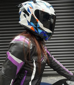 Resim Rivox R2 Geometry Motosiklet Kask 
