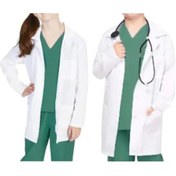 Resim Çocuk Doktor Önlüğü 6 7 Yaş Uyumlu Beyaz 