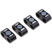 Resim Suntek Çift Fren Gaz Kablosu Kelepçesi Tutucu Siyah 