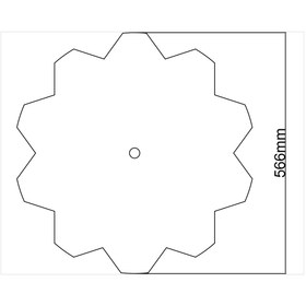 Resim MOTİFPİYER Motifpiyer Lamba Tavan Göbeği-21-56cm-2adet 