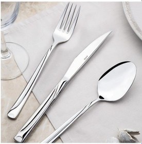Resim Nehir Fiesta 89 Parça Kutulu Çatal Kaşık Bıçak Takımı Gümüş 