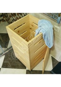 Resim Gale Ahşap Kirli Çamaşır Sepeti Diğer 