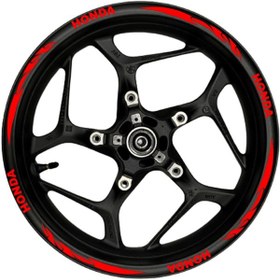 Resim Honda Kırmızı Yazılı Kırmızı Pençe Şeritli 002 