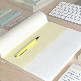 Resim Çift Taraflı Renk Bloklu B5 Defter, 50 Yaprak/100 Sayfa, Çizgili Toplantı Notları İçin Günlük, Öğrenci Kopya Kitabı, Ofis Kaydı 