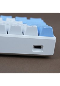 Resim H61k Rgb Kablolu Mekanik Klavye 61 Tuş, 21 Tuş Anti-ghosting, Çoklu Platform Uyumlu 