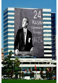 Resim Öğretmenler Günü Özel Poster 1. Kalite Raşel Kumaş 400x600 Cm- No:23 1 