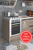 Resim Kenzlife Ankastre Modülü Kabini Neon Crd Fırın Ocak Dolabı Sabit Tabla 