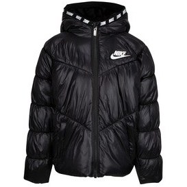 Resim Nike Nkg Chevron Cınched Puffer Çocuk Mont Siyah 
