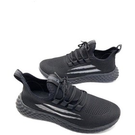 Resim İlgen Ortopedik Hafif Yumuşak Unisex Spor Ayakkabı Siyah 