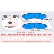 Resim Trw Gdb1703 Fren Balatasi Ön Tek Fisli Ducato 06- / Boxer 06- / J 537140235 