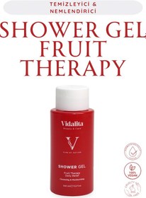 Resim Vidalita Beauty & Care Fruit Therapy Çilek Çekirdeği & Argan Yağı İle Besleyici Ve Canlandırıcı 340 ML 