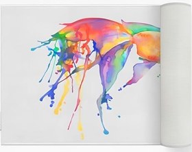 Resim Gold Fish Banyo Paspas Ve Tek Kanat Duş Perdesi 1x180x200 Set 