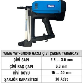 Resim Yama YAT-GNX40 Gazlı Çivi Çakma Tabancası 