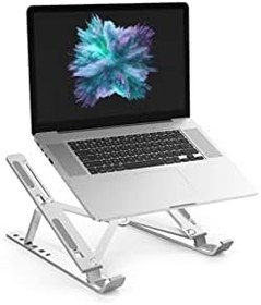 Resim teknosepetim Macbook Laptop Bilgisayar Standı Notebook Özel Yükseltici Stand Tablet Tutucu Ayarlı Metal metal stand 
