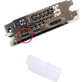 Resim Bonanza Int Display Port İçin 2 Adet Toz Geçirmez Silikon Fiş Kapağı (Yurt Dışından) 