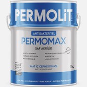Resim Permolit 15 lt Permomax A.Bakteriyel Mat Beyaz İç Cephe Boyası 