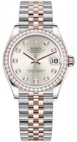 Resim Rolex Datejust 31mm Jubile Kordon Pırlantalı Kadın Kol Saati 278381RBR 