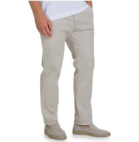 Resim Hatemoğlu Bej Regular Fit Yandan Cepli Kanvas Pantolon 35713 Bej 