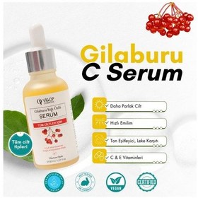 Resim Vi&Op Cosmetics Gilaburu Yağı Özlü Gözaltı Cilt Aydınlatıcı Serum 30 ML 
