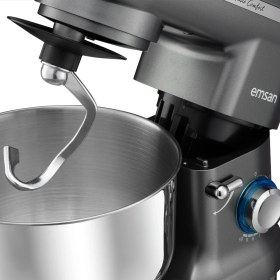 Resim Emsan 10 Hız Kademeli 5,5l Geniş Hazneli, Kıyma&sucuk&sosis&içli Köfte Aparatlı Kıyma ve Hamur Yoğurma Makinesi 