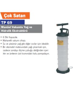 Resim Sealey Yag/hıdrolık Ekstraktoru Manuel Vakumlu 6.5lt 