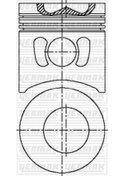 Resim YENMAK 31-04438-000 Piston+Segman Std-(104.00)-(Mitsubishi: Canter-449 90-97 4D34 ) 3104438000 (WM899258) 