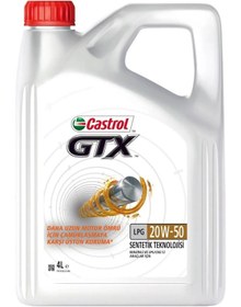Resim Castrol GTX 20W-50 LPG Motor Yağı 4 L 