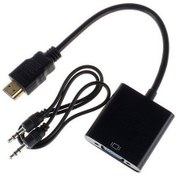 Resim Polotech Hdmi To Vga Kablo Çevirici Ses Çıkışlı 