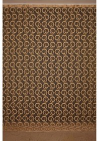 Resim Vakko Model Gold Renk İp Perde Hazır Düğmeleri Dikilmiş İp Perde 300 270 Cm Gold 